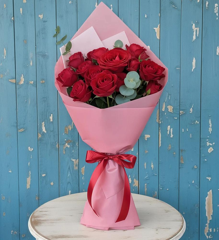 Букет цветов из: Розы в Юбилейном