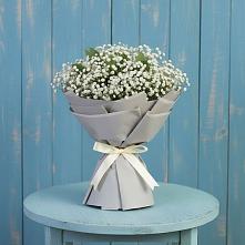 Букет цветов из:  Гипсофила #REPLACE_PRED# Юбилейном