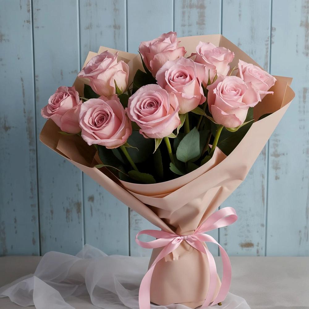 Букет цветов из: Розы в Юбилейном