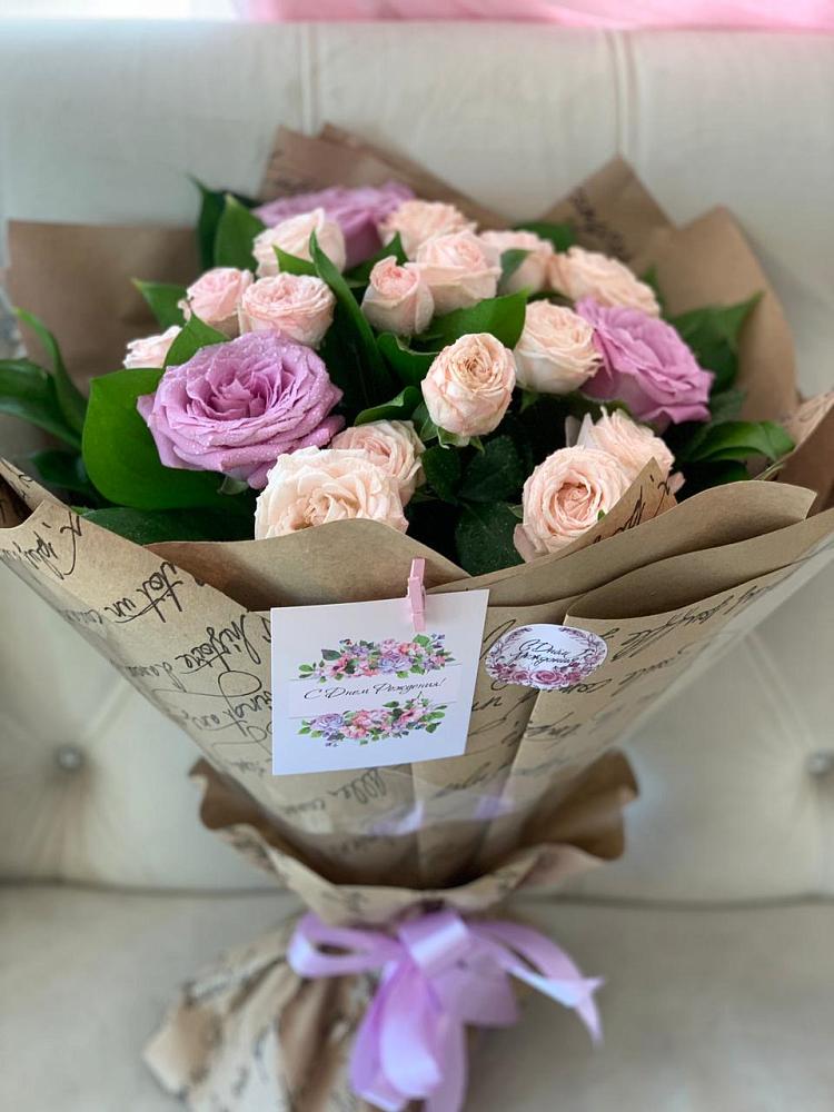 Букет цветов из: Розы в Юбилейном