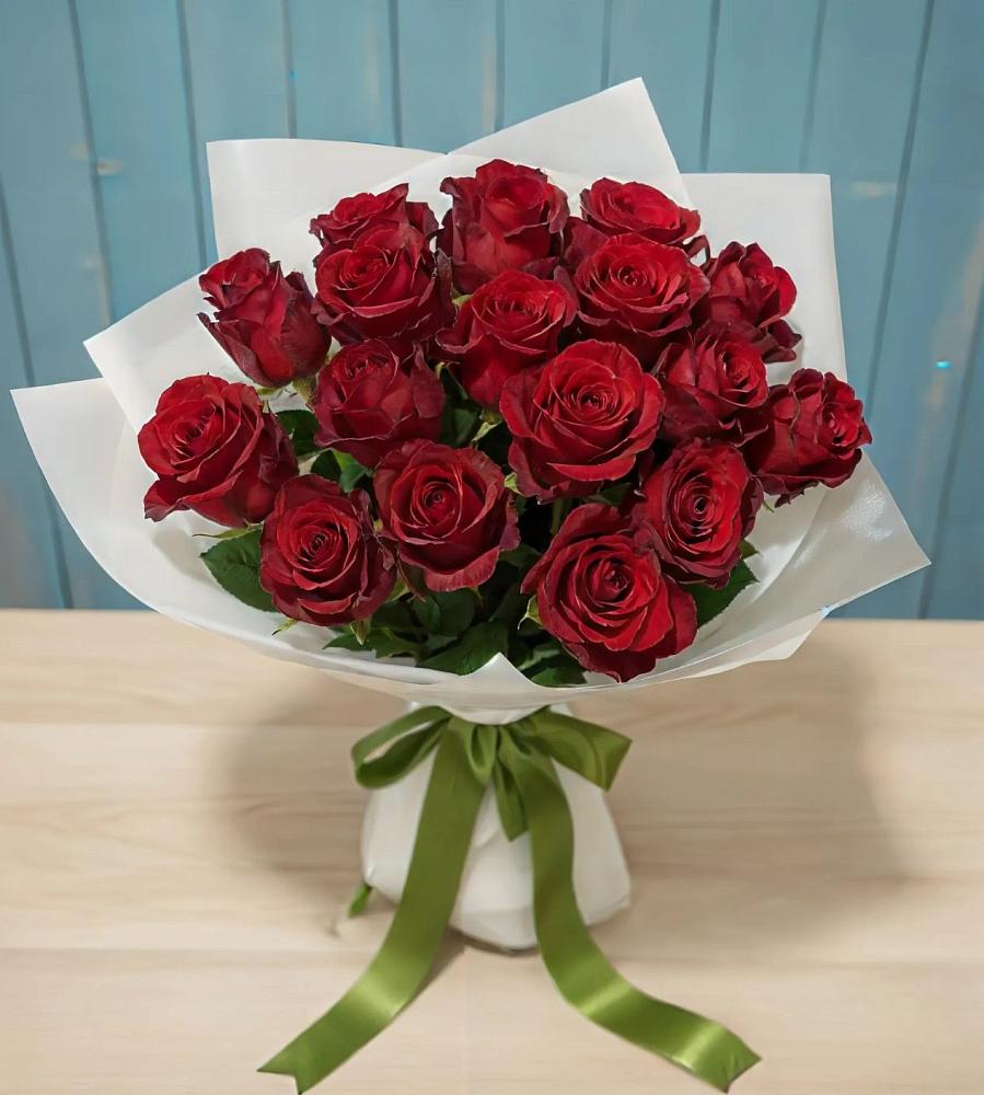 Букет Красные розы в Юбилейном