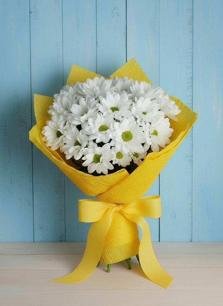 Букет цветов из: Хризантемы в Юбилейном
