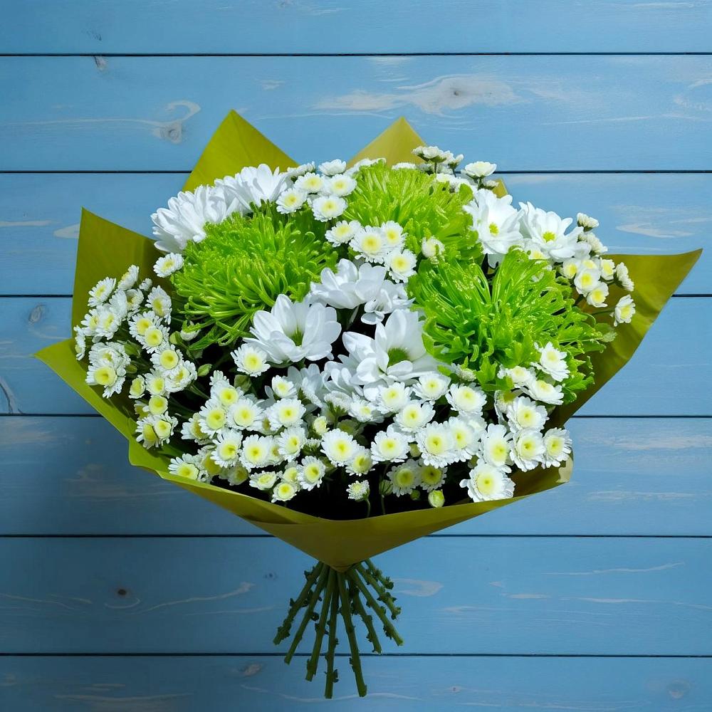Букет цветов из: Хризантемы в Юбилейном