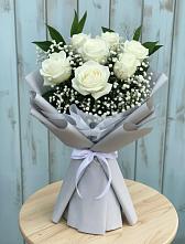 Букет цветов из:  Розы в Юбилейном