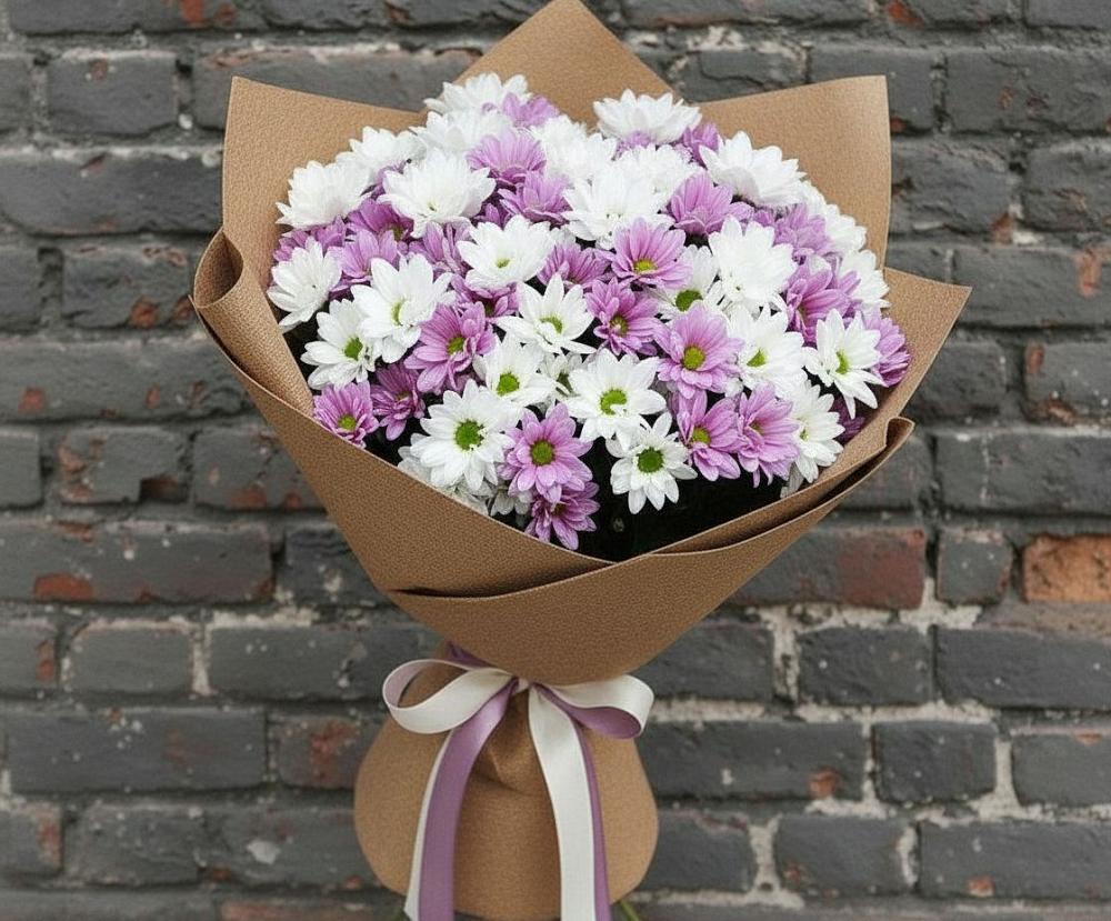 Букет цветов из: Хризантемы в Юбилейном