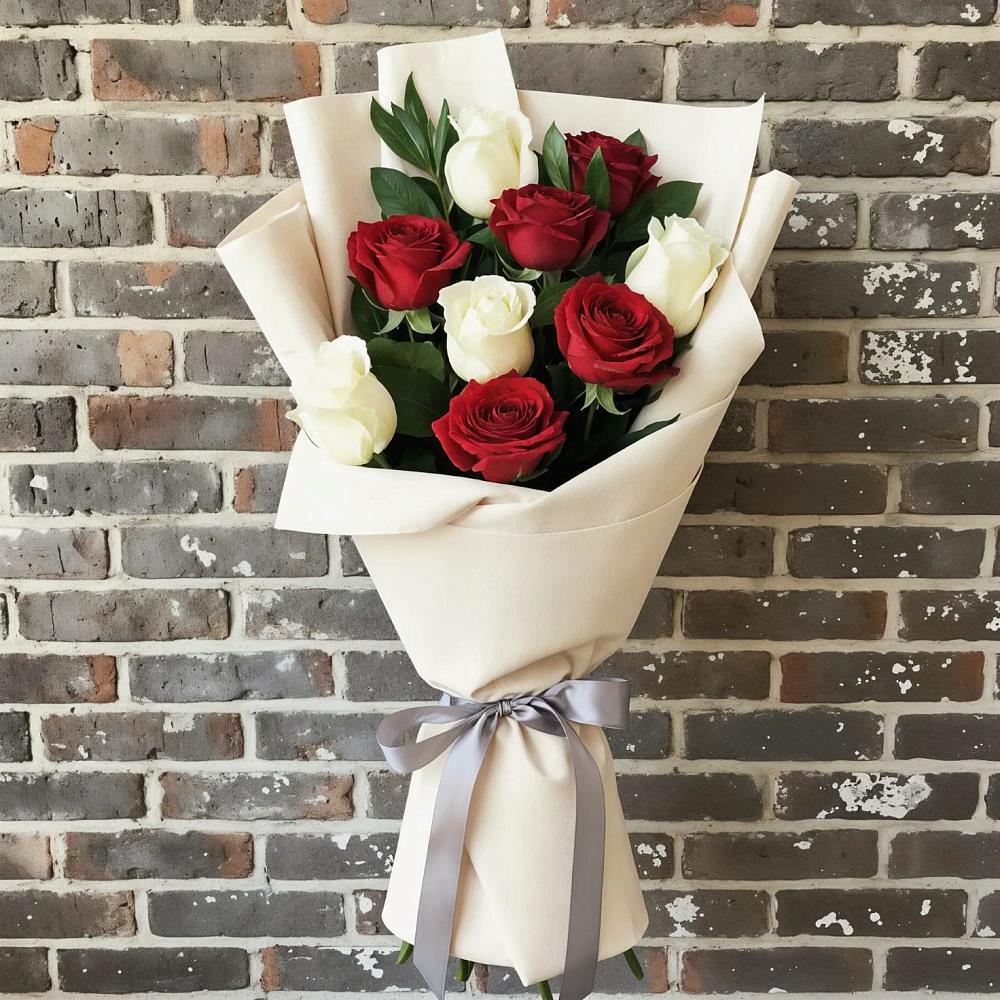 Букет цветов из: Розы в Юбилейном