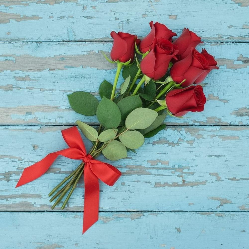 Букет Красные розы в Юбилейном