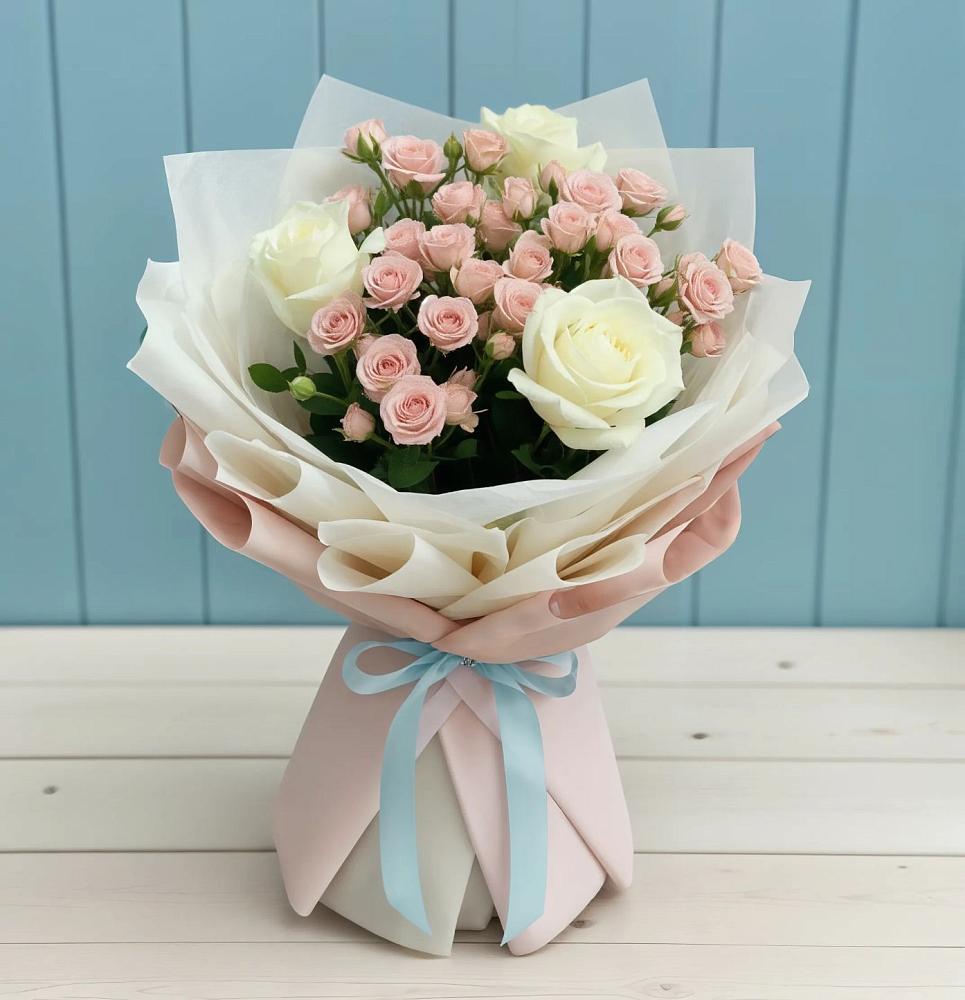 Букет цветов из: Розы в Юбилейном