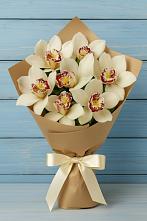 Букет цветов из:  Орхидеи и Розы в Юбилейном