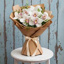 Букет цветов из:  Орхидеи и Розы в Юбилейном